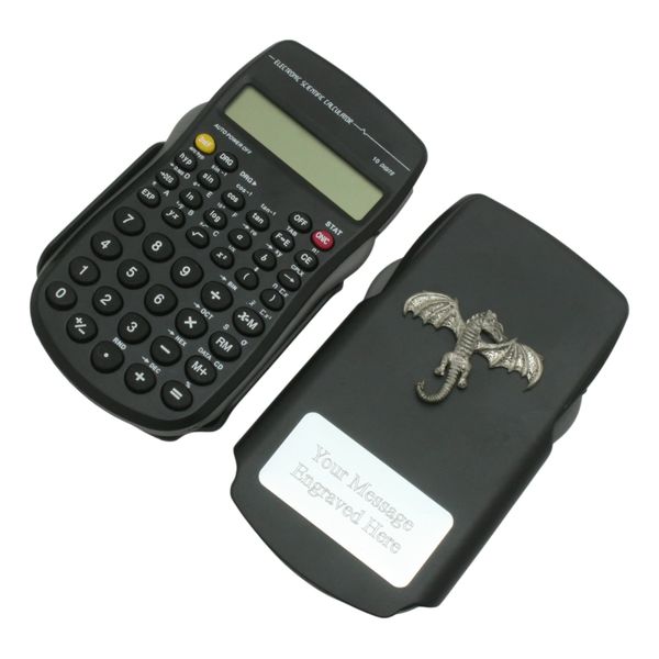Dragon Scientific Mathematics Calculator School Pencil Case Personalised 109