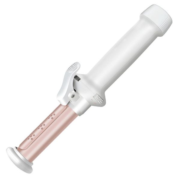 Mini Kabellos Lockenstab, USB Wiederaufladbar Keramik Lockenstab Reisen Haarglätter, Nass und Trockengebrauch Reisen Haarglätter Lockenstab für langes und kurzes Haar, Mini Cordless Curling Iron