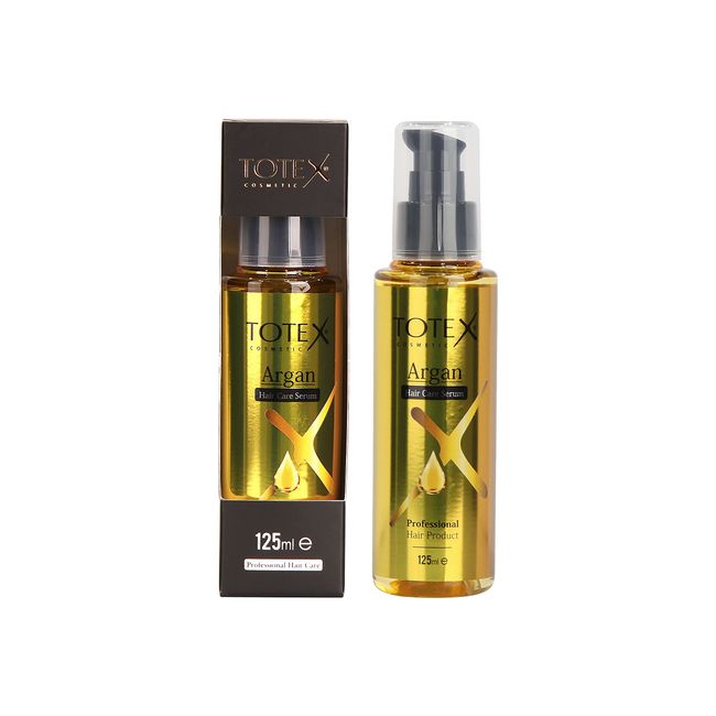 TOTEX Saç Onarıcı Yağ & Serum | Yıpranmış Saç Bakımı | Saç Parlatıcı | Argan 125 ml