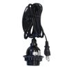 Denzyido Y02SCH262BKD Holder Socket with Cord, Black E26 Base