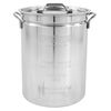 Bayou Classic 1118 32-qt Stainless Turkey Fryer Features Vented Lid Perforated Poultry Rack 12-in Stainless Fry Thermometer 2-oz Seasoning Injector