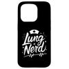 Lung Nerd, Pulmonary Therapist RT Respiratory Tech Nursing Case for iPhone 15 Pro