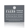 Facón Professional Hair Styling Thinning Texturizing Cutting Razor Replacement Blades - 10 Count