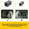 LED Run Brake Reverse Towing Hitch Cover Light For Class III 2" Trailer Receiver