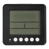 Nitori Radio Digital Table Clock 003SL Black NITORI 8172792