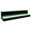 31" LED Lighted Liquor Bottle Display Shelf 2-step Back Bar Bottle Display Stand