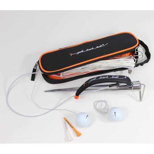 QMBasic Golf Tee Trainer Golf Back Ball for Garden Driving Range Swing Training Aid Tools Back Ball Swing Trainer Driver Stroke Analysis Complete with Golf Ball Replacement Ball