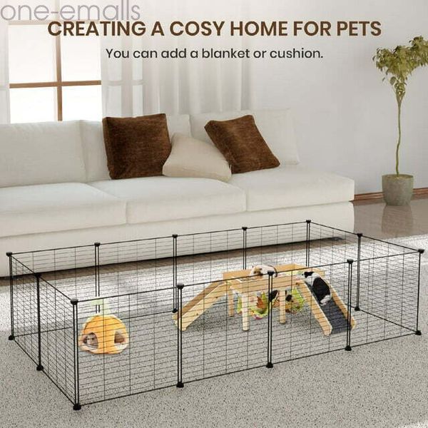 Small Animal Playpen, Guinea Pig Cage, DIY Pet Pen Pet Playpen for Bunny Ferret