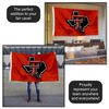 Texas Tech Red Raiders State of Texas Flag