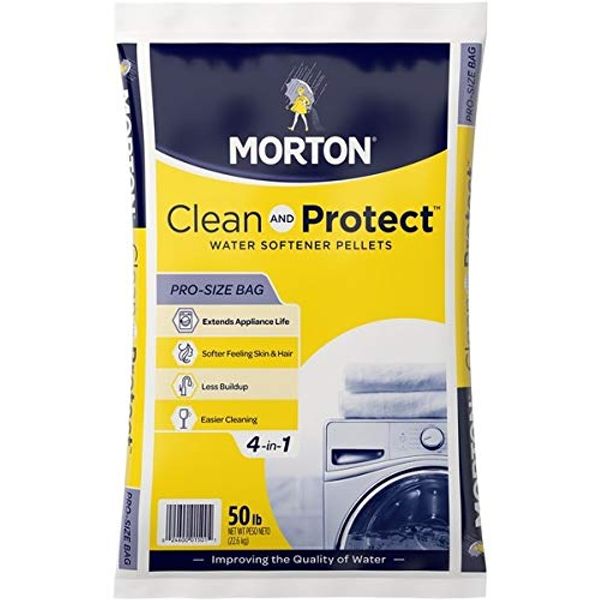 Morton Morton-40D System Water Softener, 50 lbs, White, 50 lbs