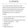 LANZA T.R.U.E Clean Powder Shampoo 2 oz Eco Friendly, Space Saving Add Water