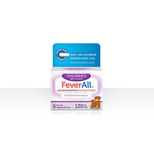 FEVERALL CHILD SUPPOS 120 MG Size: 6