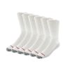 Wolverine Men's 6 Pack ST Boot Sock White, Large