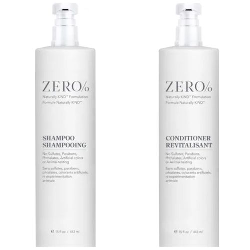 Zero% by Gilchrist & Soames Shampoo & Conditioner 15oz Brand New