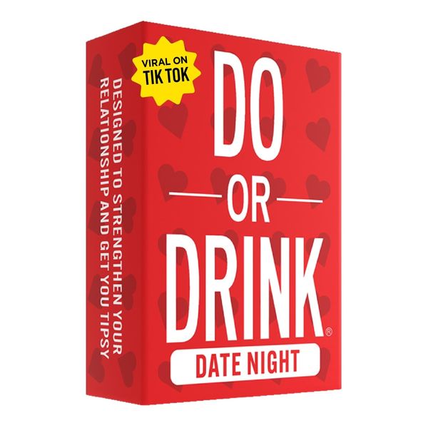 Do or Drink Date Night - Couples Games for Adults - Fun Drinking Games with 250 Cards - Great Couples Gift Ideas and Fun Couples Card Games for Adults