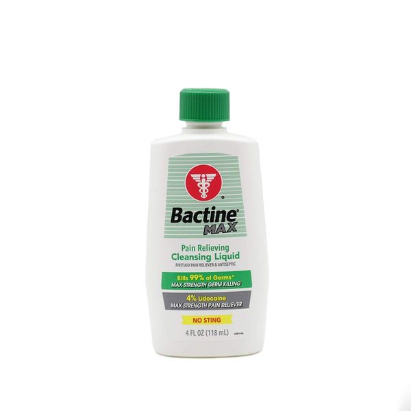 Bactine Max 4 oz Pain Relieving Liquid Pack of 5