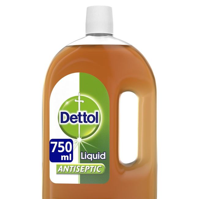 Dettol Original Liquid Antiseptic Disinfectant for First Aid, Wounds and Cuts, 750 ml