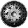 Hairizone Universal Hair Diffuser Adaptable for Blow Dryers with D-1.7-Inch to 2.6-Inch for Curly or Wavy Hair, Shiny Black