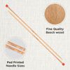 KnitPro Basix Beech Single Pointed Needles 12" (30cm) | 3.50mm