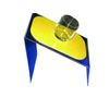 Dycem 50-1590Y Non-Slip Rectangular Pad, 7-1/4" x 10", Yellow