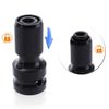 Bestgle Socket Adapter,Hex Shaft Adapter for Impact Wrench,Hex Socket Adapter,2 Pack Socket Adapter,Hex Shaft Conversion Socket Adapter,Impact Socket Shank Adapter,Slide Lock with O-Ring Pin
