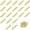 20 PCS Mini Extended Hinges for Small Boxes with Screws