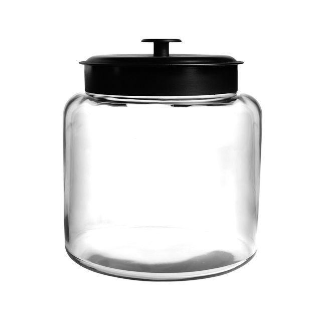 Anchor Hocking Glass Jar 1 US Gallon Coffee Cookie Biscuit Container with  Lid