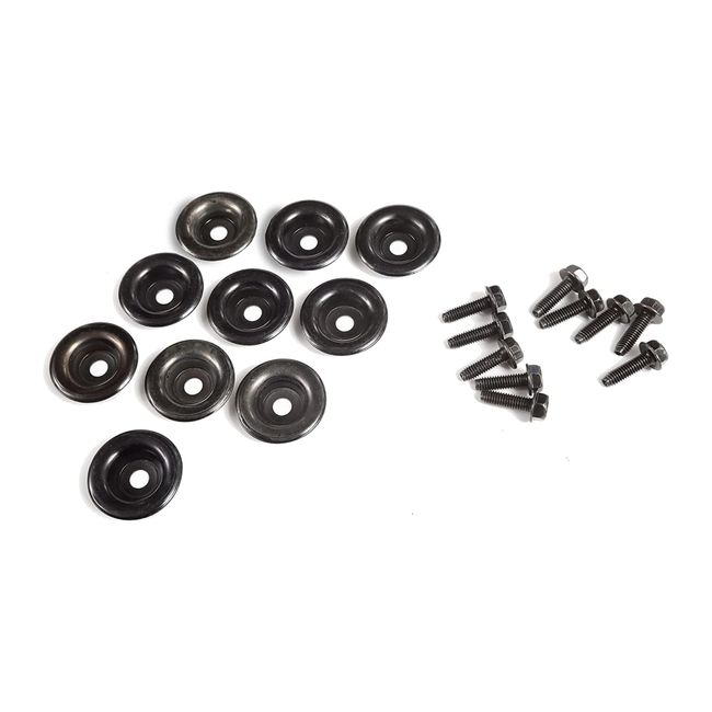 Southern Powersports 20 Piece Set UTV Skid Plate Washer and Bolt Kit (Updated with Metric Bolts) for Polaris General Ranger RS1 RZR 500 570 700 800 900 1000 Turbo 7556065 (10 Washers and 10 Bolts)