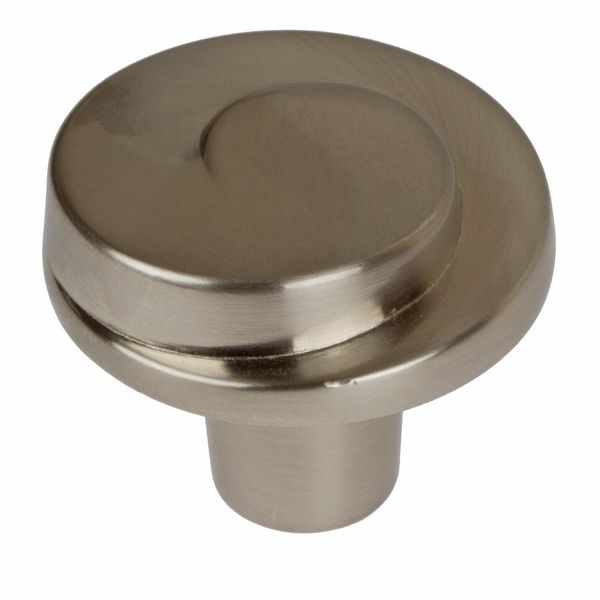 GlideRite 1.125-inch Satin Nickel Classic Wave Cabinet Knobs Grey