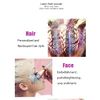 Body Glitter Gel, 50ML Face Glitters Body Gel Sequins Shimmer Liquid Eyeshadow, Mermaid Sequins Liquid Holographic Glitter Gel, Chunky Glitter for Face Hair Nails (White)