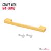 Decoranddecor Dimora D-Shape Cupboard Handles | Rectangular Kitchen Handles for Cupboards | Cabinet Pulls - 160mm, Matt Gold