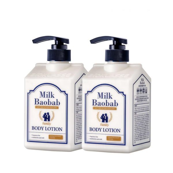 [Milk Baobab] Family Body Lotion 500ml x 2