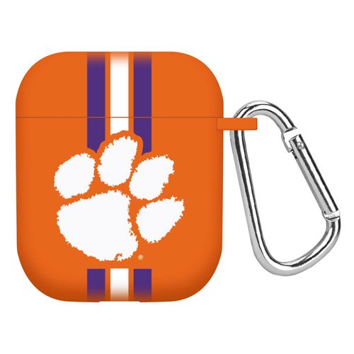 AFFINITY BANDS Clemson Tigers HD Case Cover Compatible with Apple AirPods Gen 1 & 2 (Stripes)