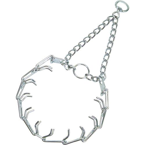 Herm SPRENGER Ultra-Plus Prong Dog Training Collar, 3.0 mm x 18" Neck Size, 3.0 mm x 22" Chain Length, Steel Chrome Plated Dog Prong Collar, Pinch Collar for Dogs, Dog Correction Collar