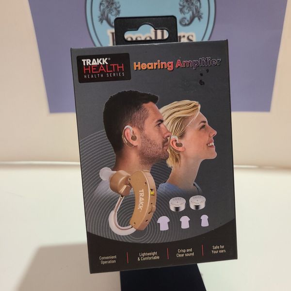 Hearing Amplifier by Trakk Health and Legend Brands.