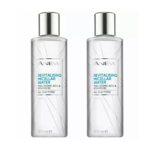 2x Anew Revitalising Micellar Water with Hyaluronic Acid - 200ml(400ml)