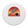 Retro Sunset Tennis Racket Player PopSockets Adhesive PopGrip