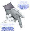 BIONIC Reliefgrip 2.0 Women's Golf Glove (Silver, Medium, Left)
