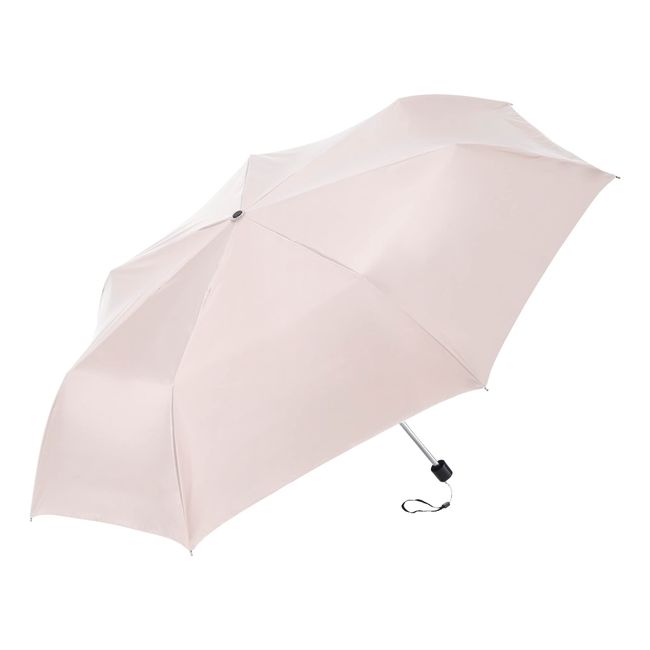 Waterfront S355-0776LP1-B5 Folding Umbrella, Parasol and Rain Umbrella, Official Limited, Sunshade, Light Pink, 21.7 inches (55 cm), Lightweight, Compact, UV Protection, 99.9% Unisex