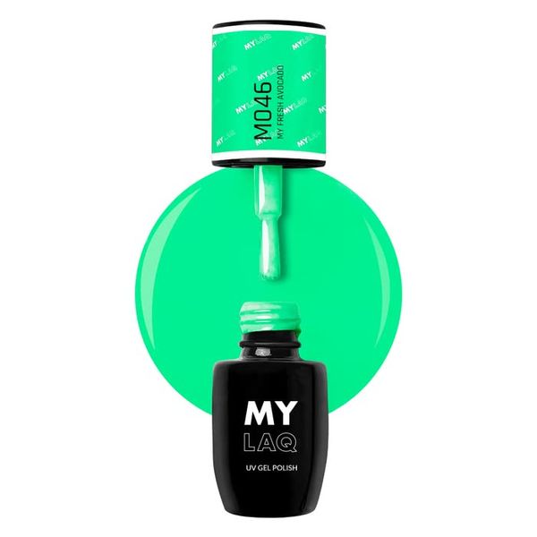 MylaQ All 100+ Colours UV Hybrid Nail Polish Soak Off Gel 5ml (M046 My Fresh Avocado)