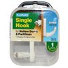 PLASPLUGS HOLLOW DOOR HOOK SINGLE