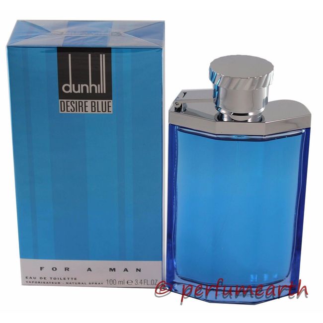 DUNHILL DESIRE BLUE BY DUNHILL 3.4/3.3 OZ EDT FOR MEN NEW IN BOX