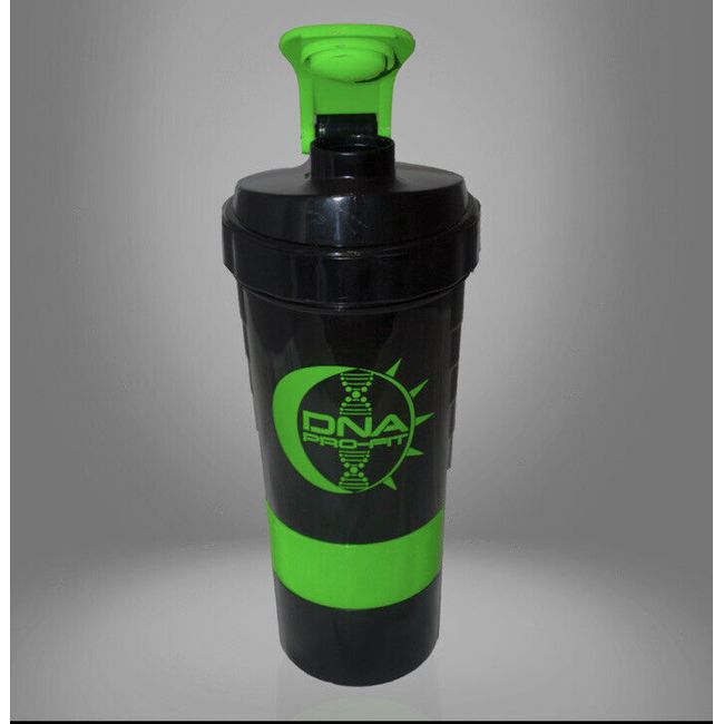 WHOLESALE Of 50 Shaker Bottle With Compartments For Protein And Pills