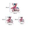 Bear Sewing Pattern Set, DIY Acrylic Quilting Tools Set for Bear Sewing Pattern, Reusable Bear Sewing Template Set (M 12inch)