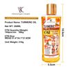Turmeric Oil Essential Facial and Body Massage Moisturizing Diffuser