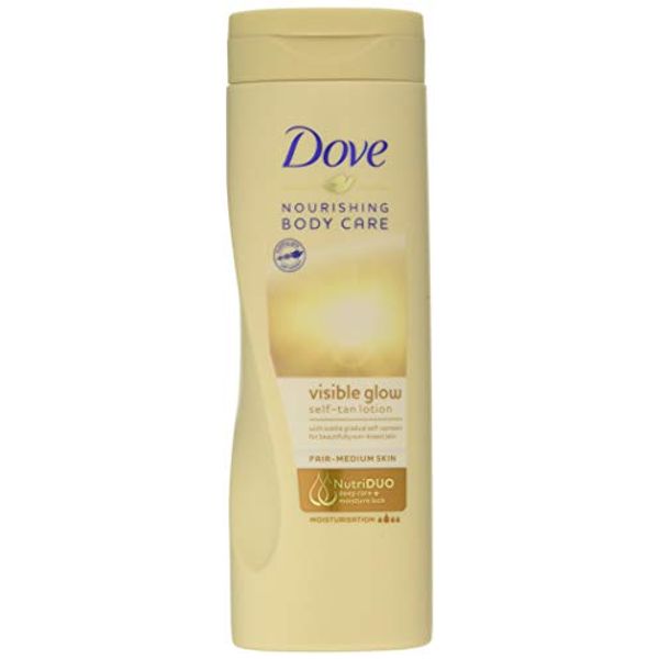 Dove Care + Visible Glow Fair to Medium Gradual Self-Tan Body Lotion 400 ml