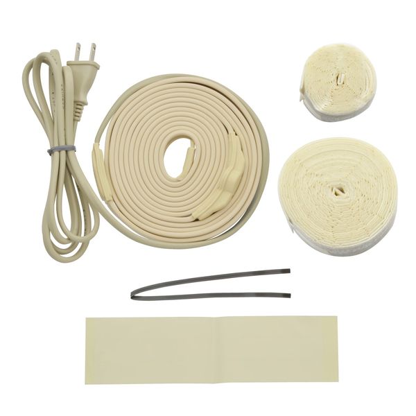 Gaona GA-KE012 Freeze Prevention Heater, 9.8 ft (3 m) Thermostat (Prevents Water Pipe Freeze Protection, Metal Tubes)