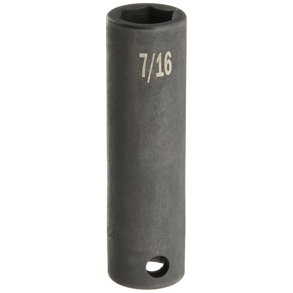SK Tools USA 3/8" Drive, 7/16", 6 Point, Deep Impact Socket | 45364