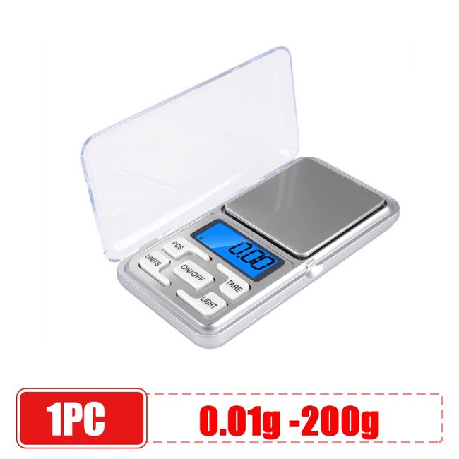 Hot Sale 200g/300g/500g X 0.01g /0.1g/mini Precision Pocket Electronic  Digital Scale For Gold Jewelry Balance Gram Scales 1pc