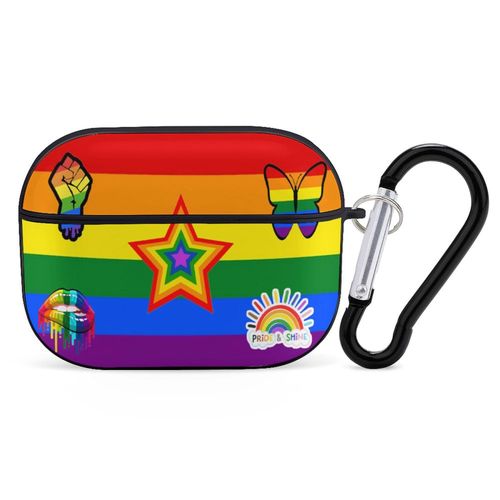 Gay,Transexual,Besties,Rainbow,Pride,Colored,Love,Be Who You are,LGBTQ,Compatible for AirPods 3,AirPods Pro 2nd Shockproof Full Protective PC Case Cover with Keychain (LGBT 1, Airpods pro)